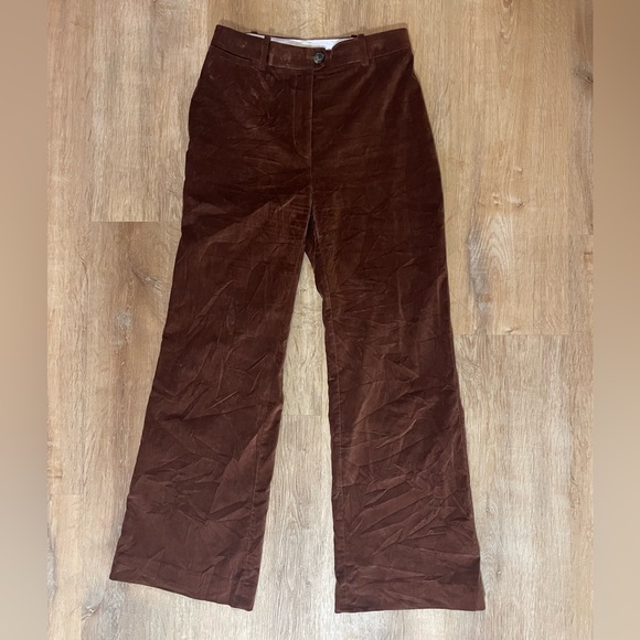 Aritzia Wilfred Francesca Velvet High Waist Pants - Picture 9 of 12